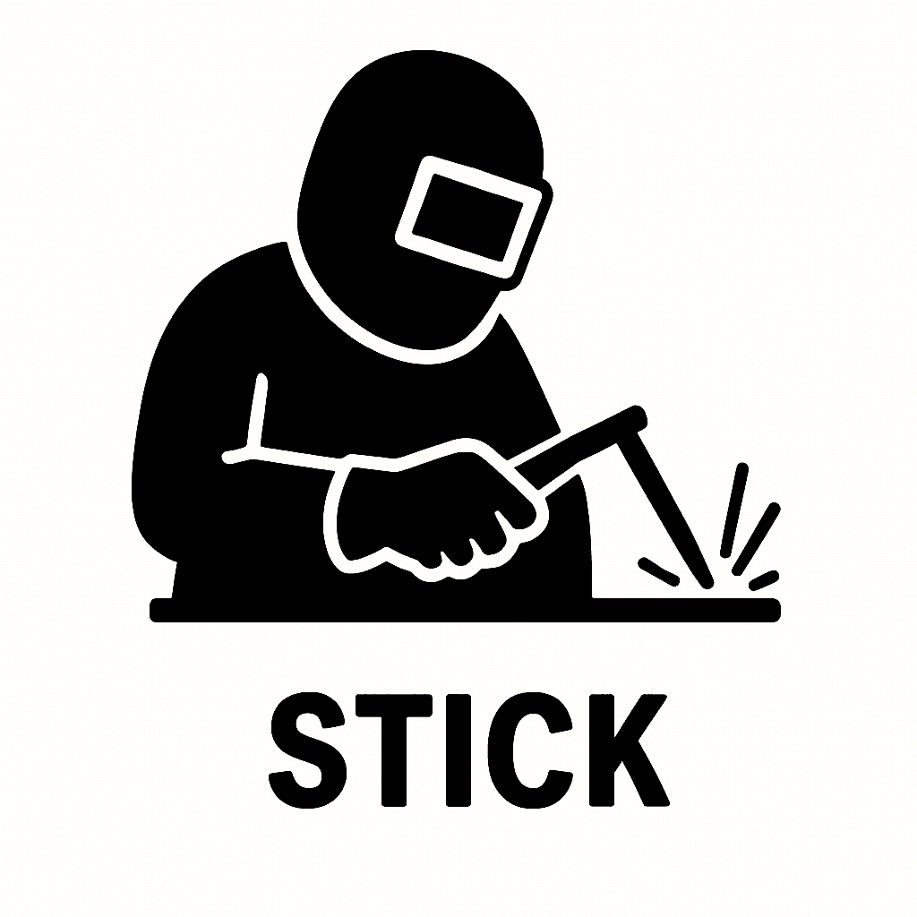 Stick welding icon